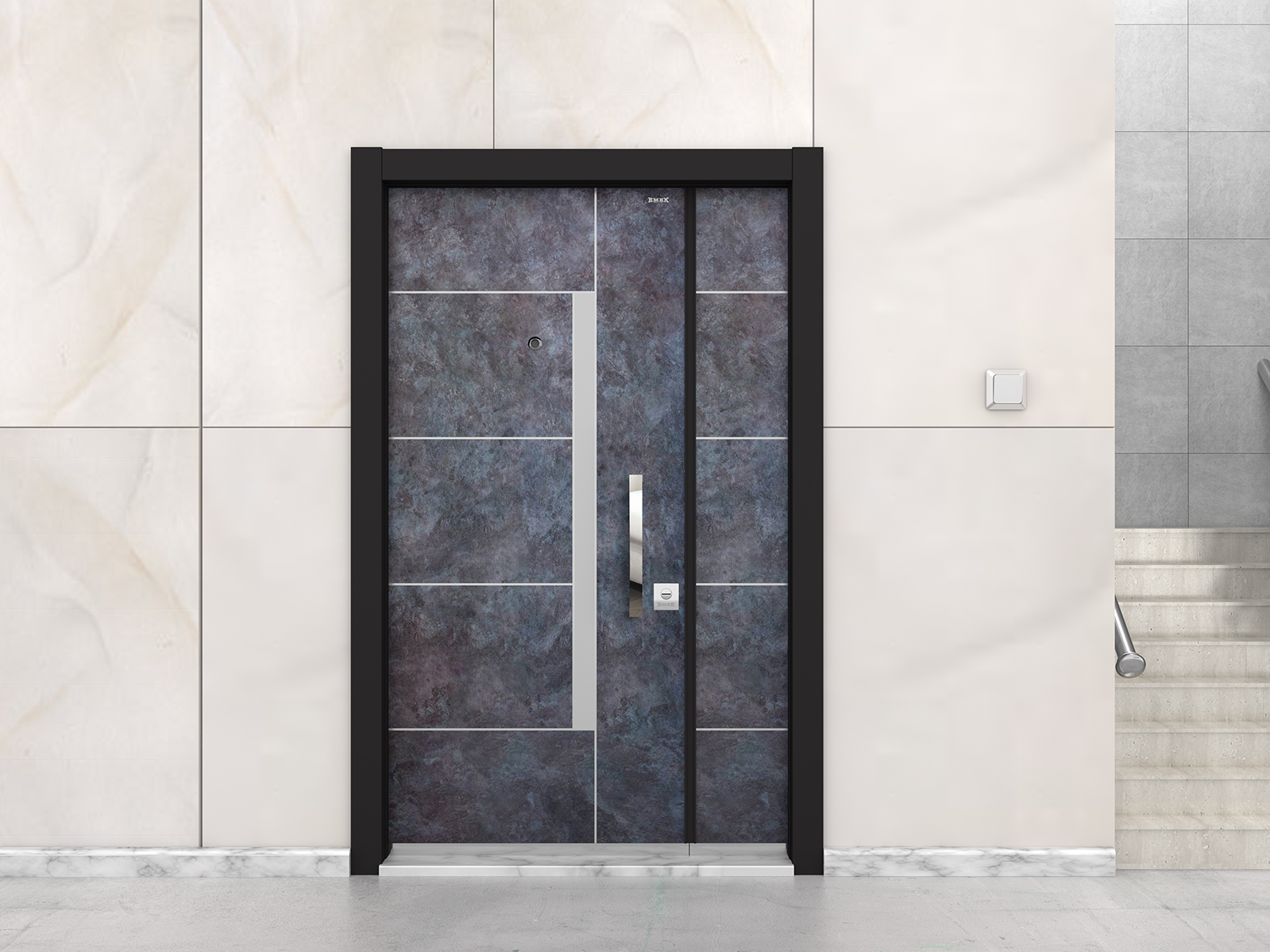 Emek Çelik Kapı Granite 1,5 Kanat